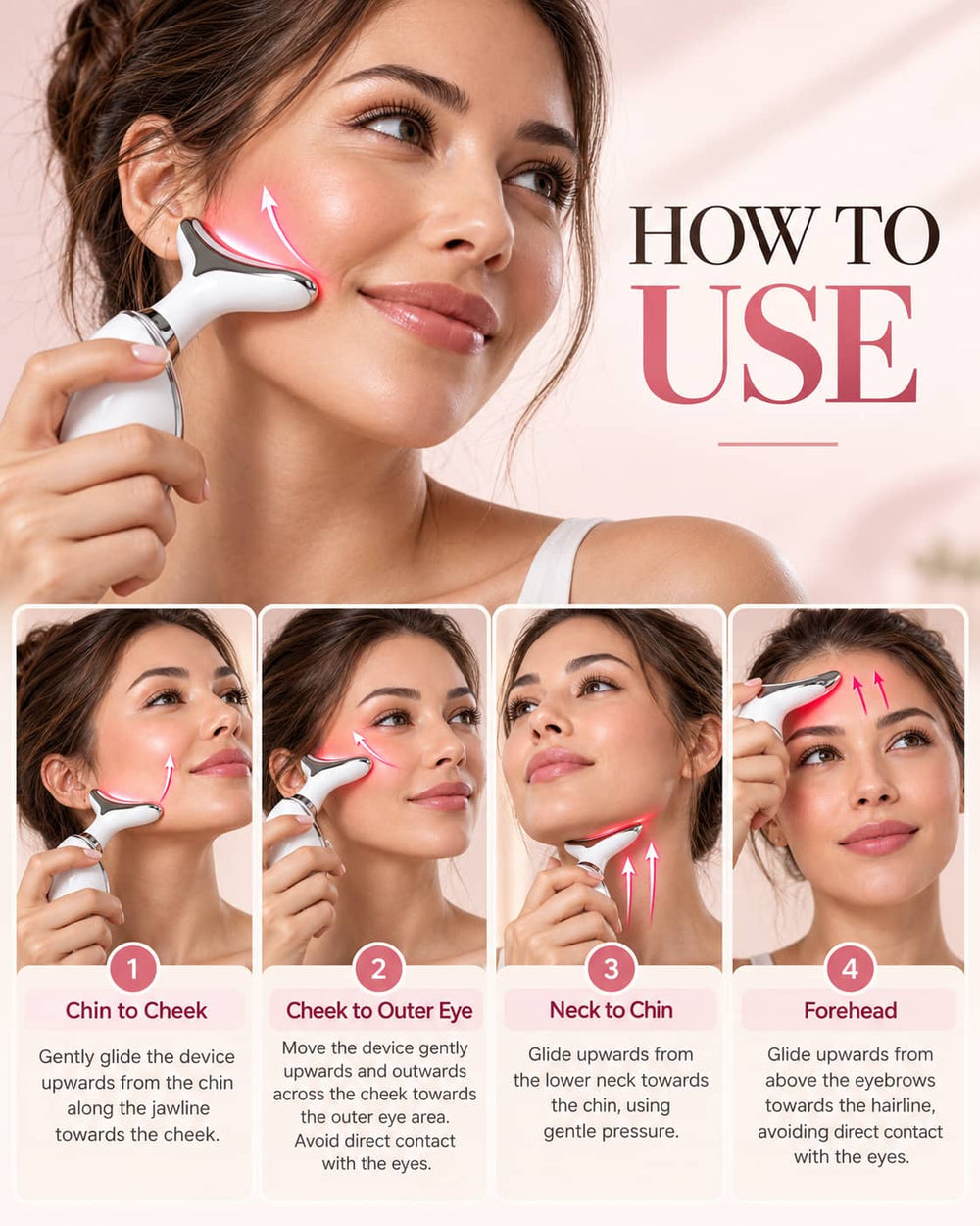 7-Color LED Face & Neck Beauty Device